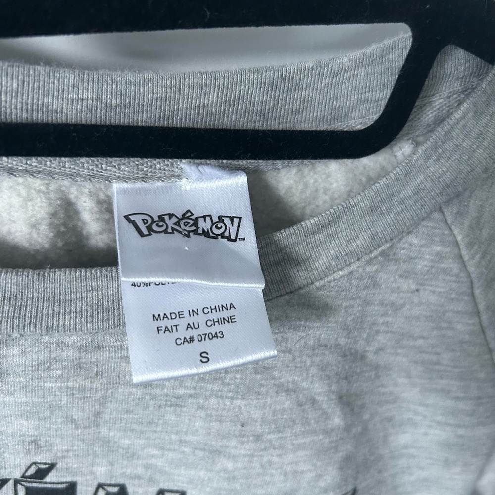 Pokemon Gray Women's Sweater with Colorful Characters - Picture 3 of 4